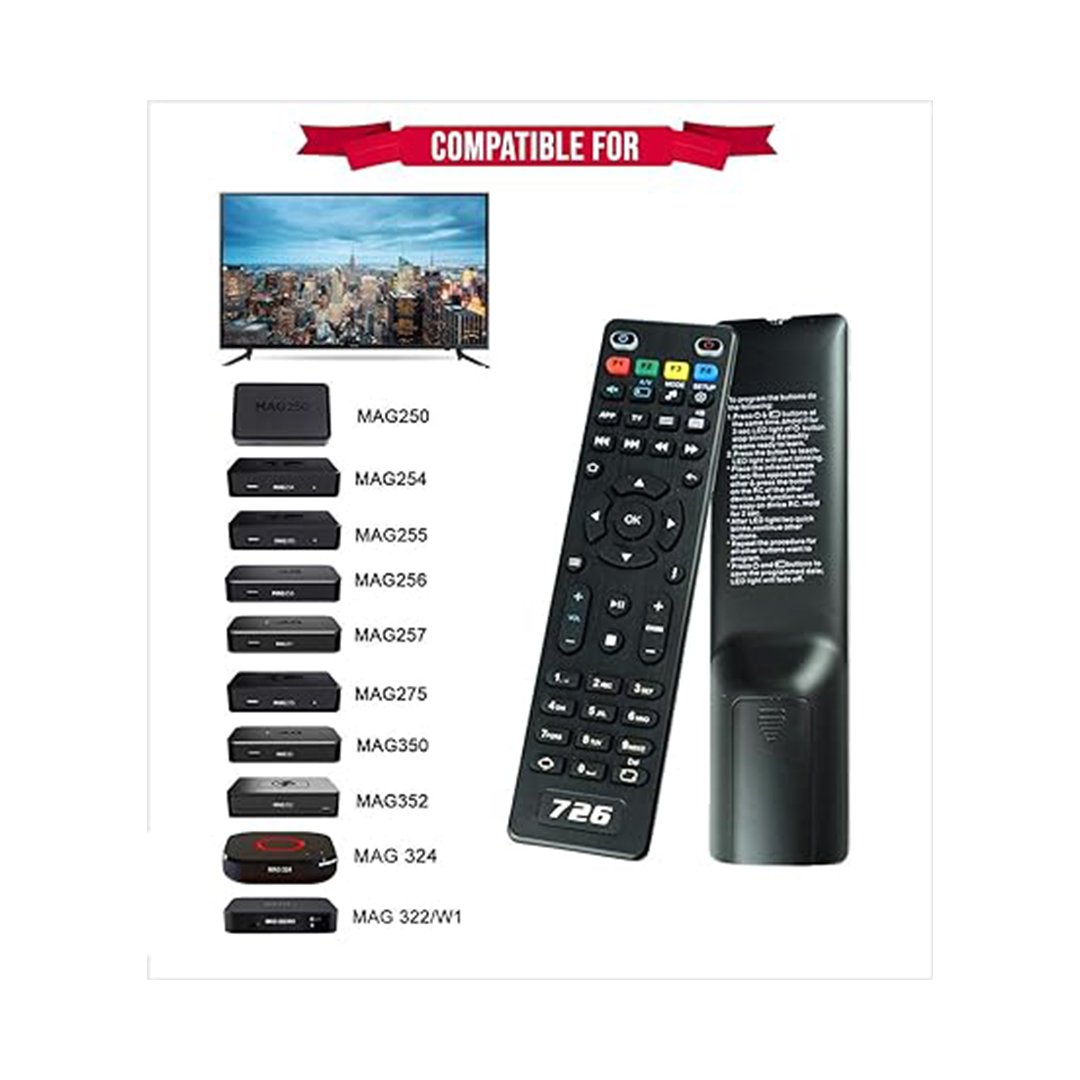 Mag-Replacement Remote Control for MAG 250 254 256 255 256  322 OTT IPTV Set Top Box