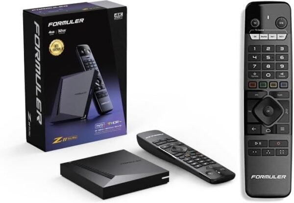 Formuler Z11 Pro Max Android 11 Wireless AX 2x2 Gigabit LAN 4GB Ram 32GB ROM 4K with Bluetooth BT1 Remote Control Edition